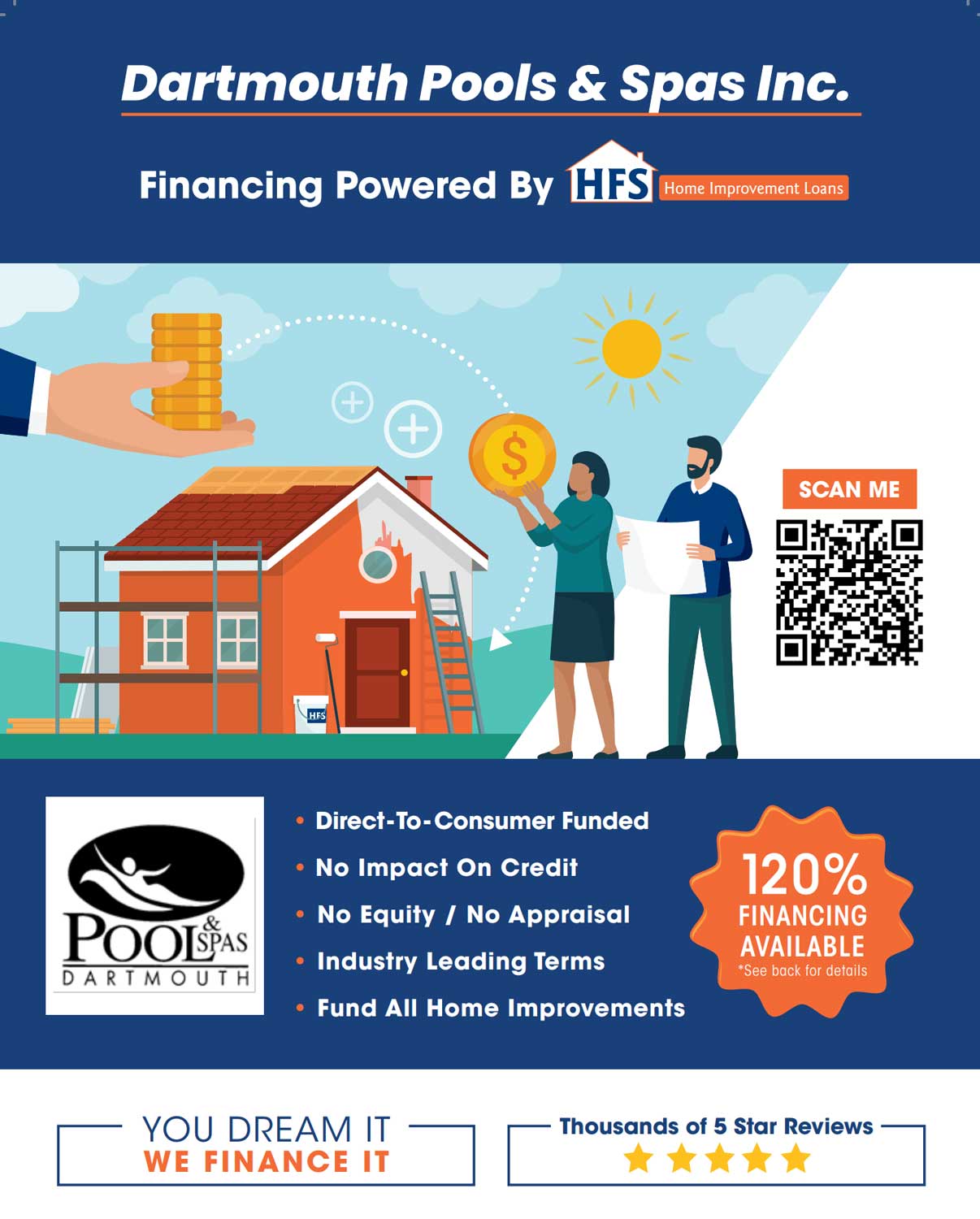 Dartmouth Pools Spas Inc flayer