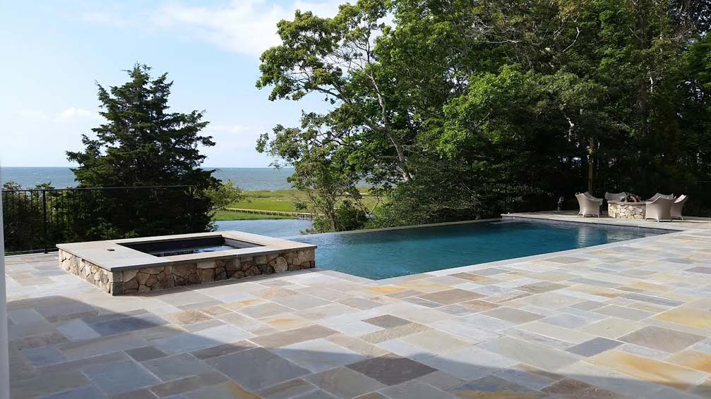 Beautiful new pool with hot tub