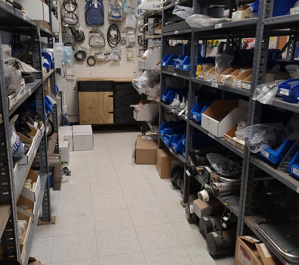 Retail store products for pool maintenance