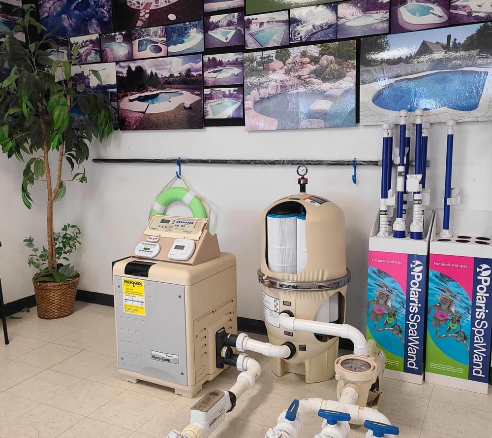 Retail store for pool maintenance