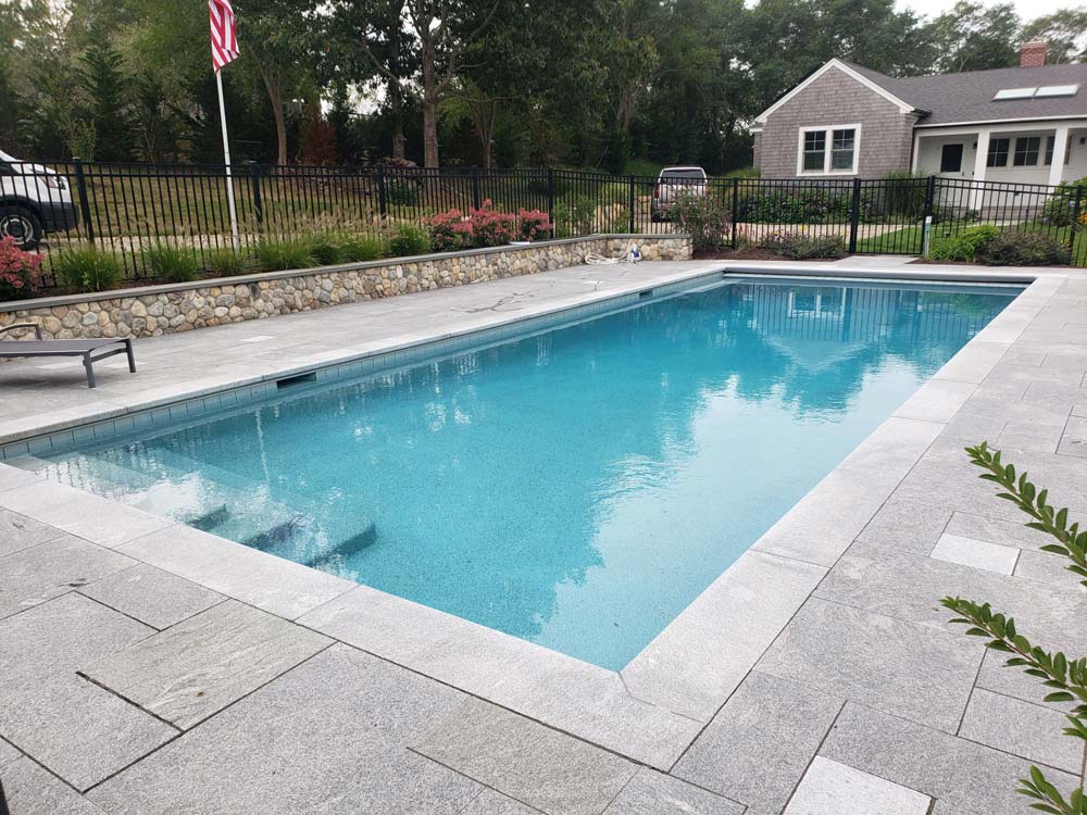 New pool in back yard