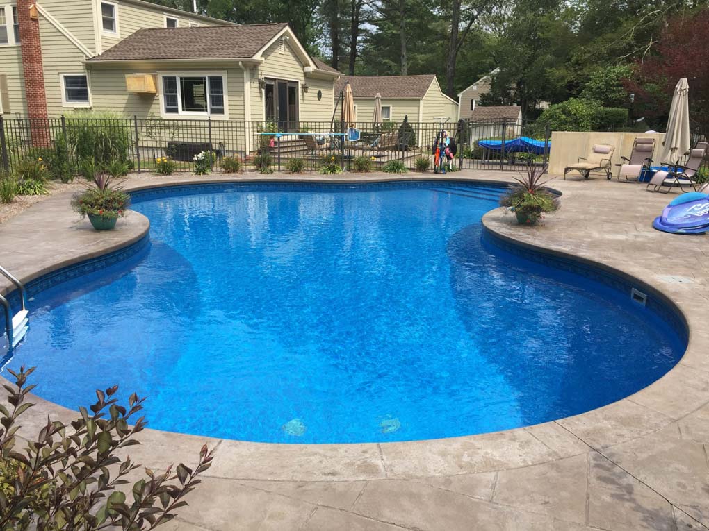 New pool in apartment complex
