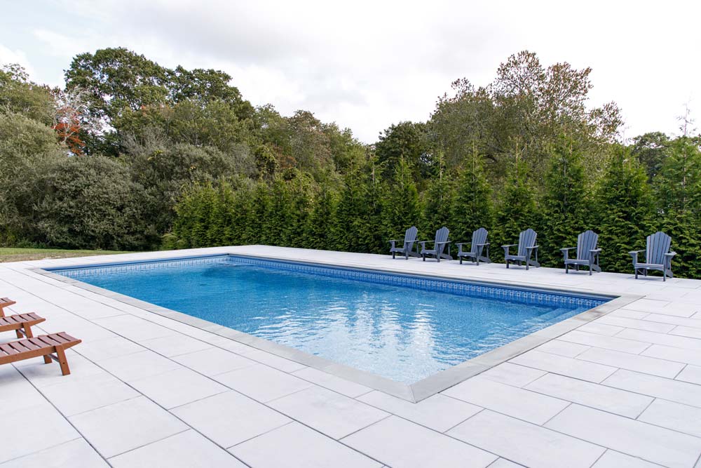 New pool in beautiful backyard
