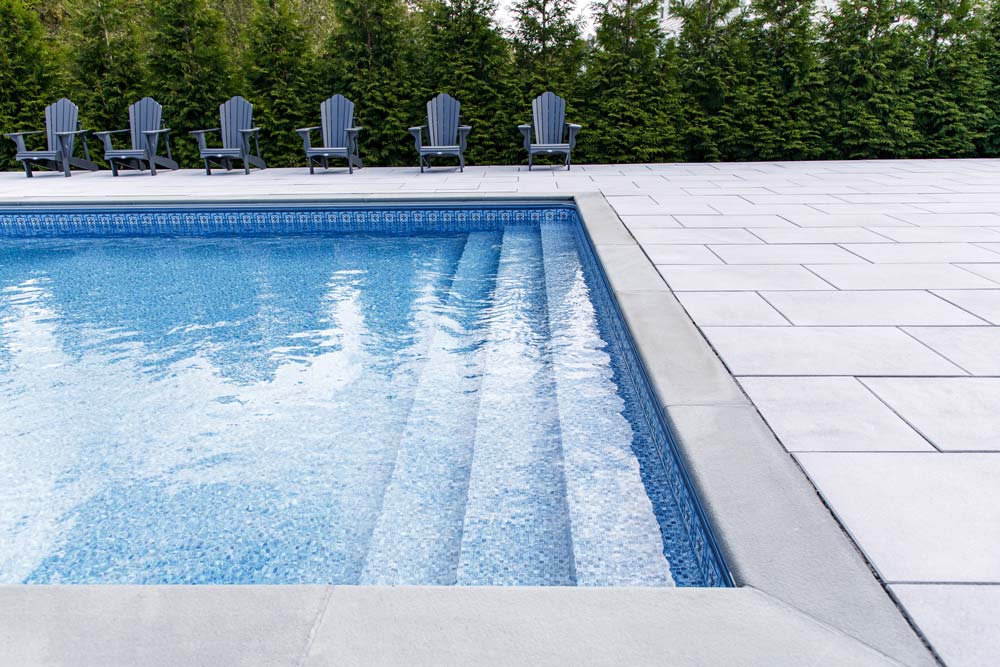 New pool in beautiful backyard