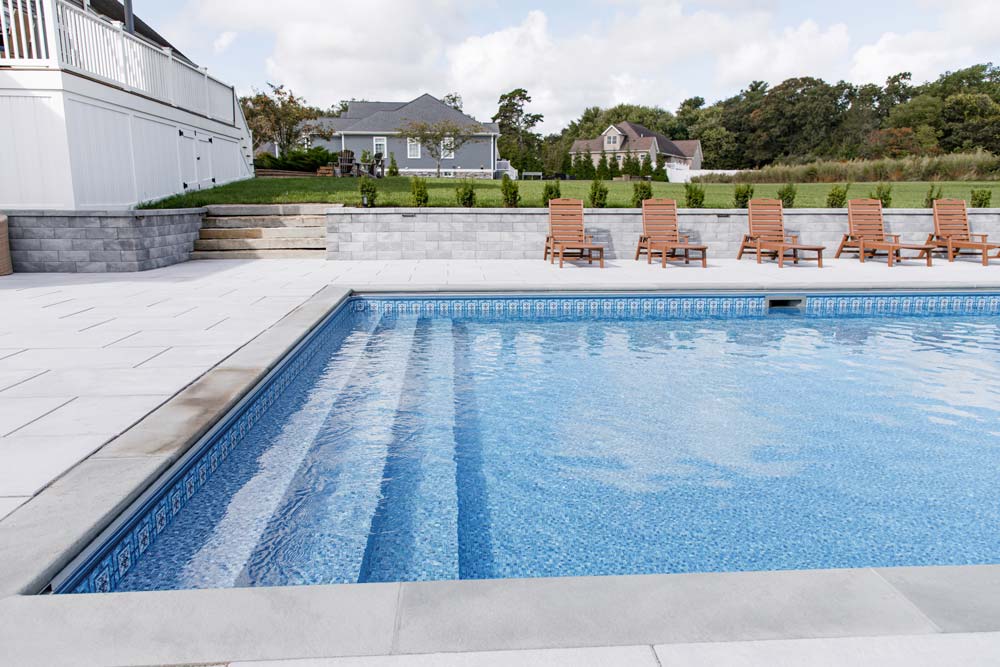 New pool in beautiful backyard