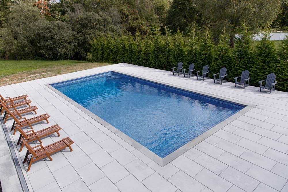 New pool in beautiful backyard