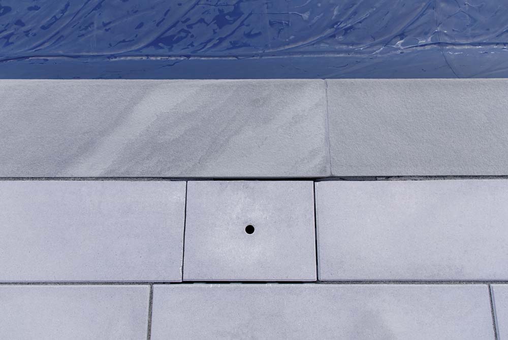 New pool in backyard