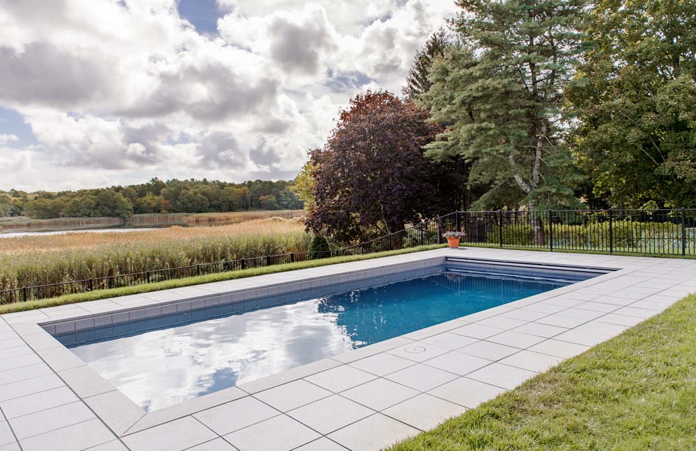 New pool in beautiful backyard